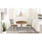 International Concepts Round 36 in Rd Top Pedestal Table, 2 San Remo Chairs, Hickory/Stone, 36 in W, 36 in L, 29.1 in H K41-36RT-C10-2 - alternate 4